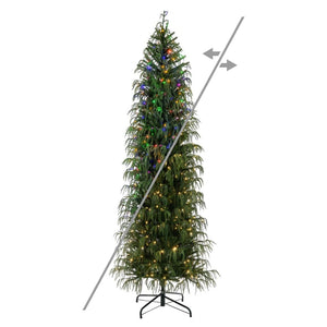 9' x 41" Norfolk Pine 500 LED Lights Pre-Lit Artificial Christmas Tree 1
