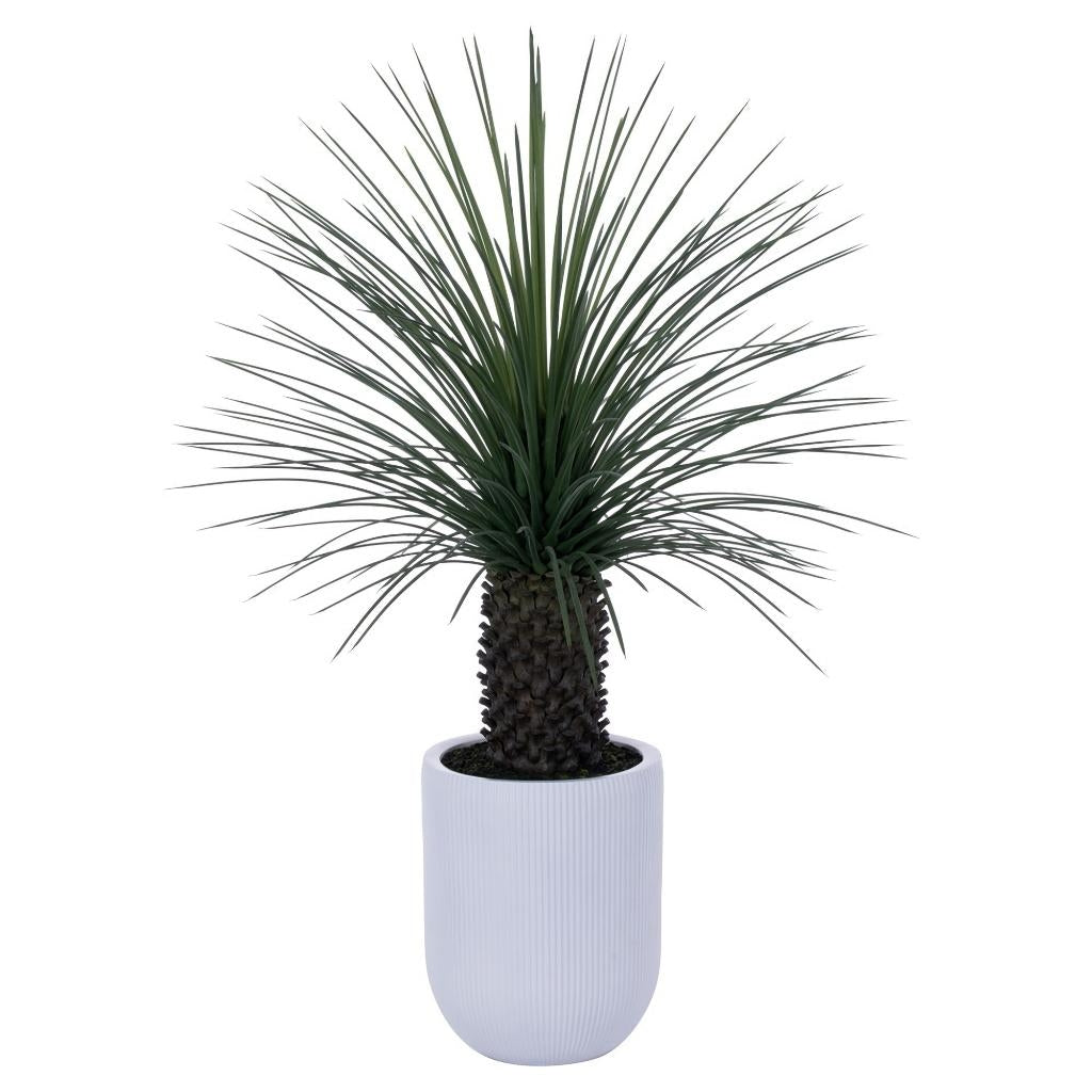 48" Green Nolina Palm Potted Artificial Plant 1