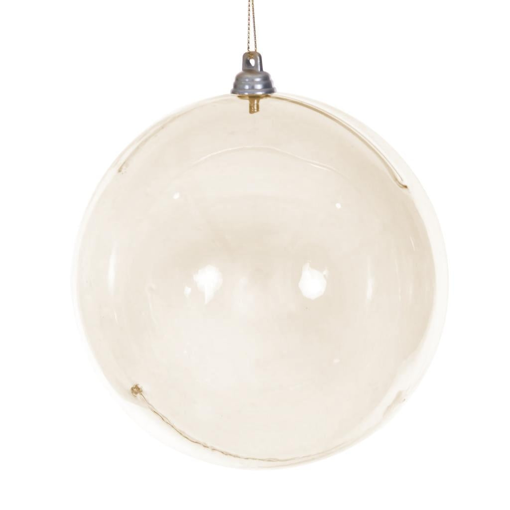 4.75" Champagne Iridescent Ball Ornament (3 Pack) 1