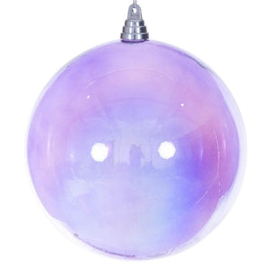 8" Lavender Iridescent Ball Ornament 1