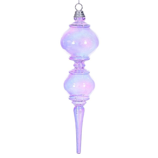 16.5" Lavender Iridescent Finial 1