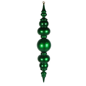 34" Green UV Candy Ball Finial Drop Ornament 1
