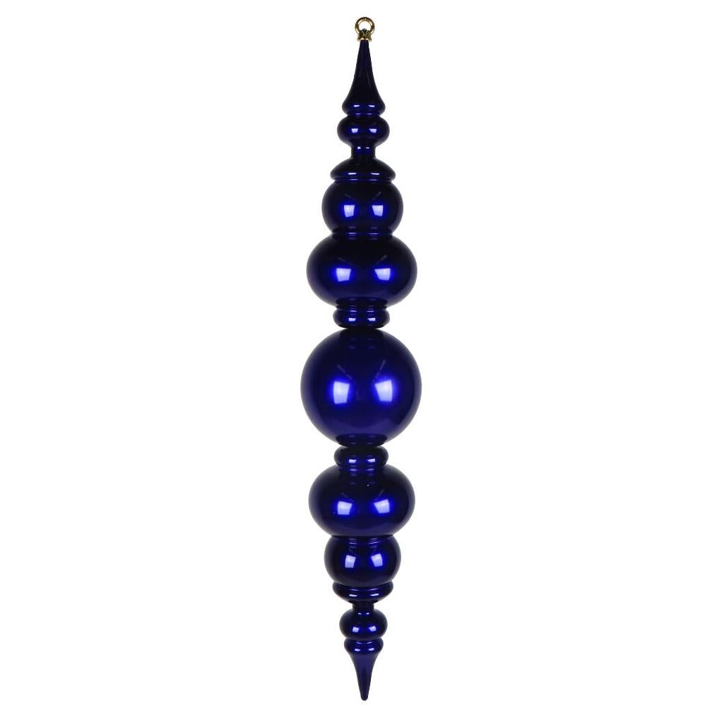 34" Purple Candy Ball Drop Finial Christmas Tree Ornament 1