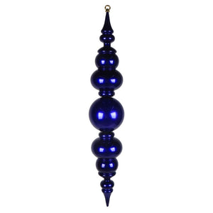 34" Purple Candy Ball Drop Finial Christmas Tree Ornament 1