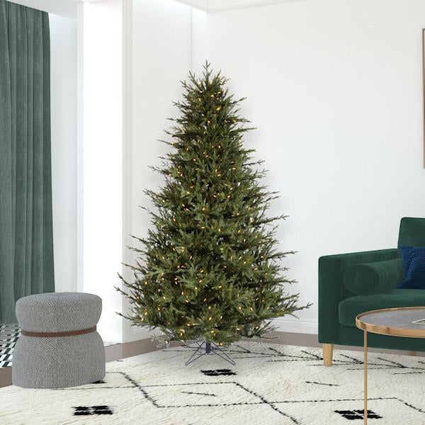 6.5' x 56" Itasca Fraser Fir 600 LED Light Pre-Lit Artificial Christmas Tree 2