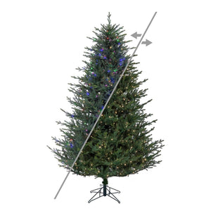 9.5' x 76" Itasca Fraser 1300 LED Light Prelit Artificial Christmas Tree 1