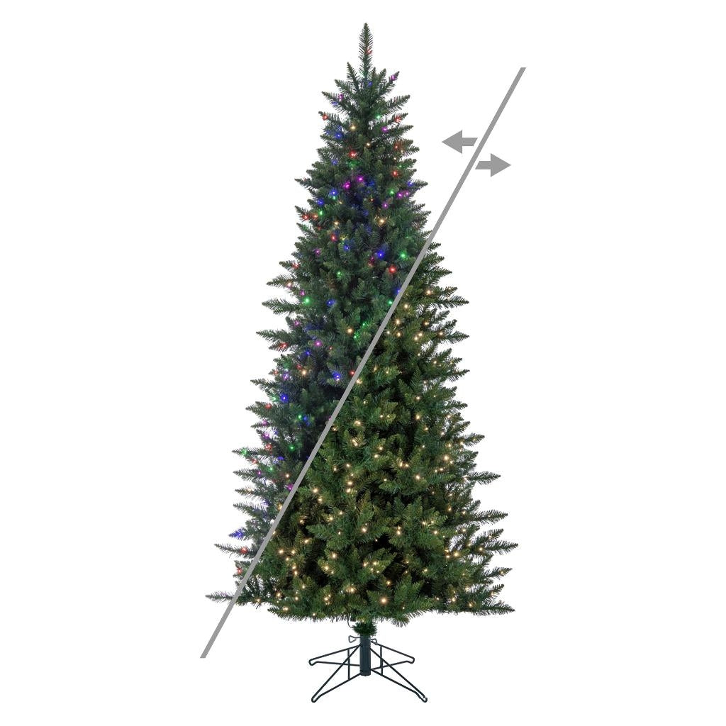6.5' x 41" Camdon Fir Slim 550 LED Lights Pre-Lit Artificial Christmas Tree 1