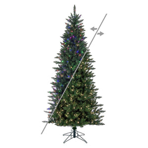 8.5' x 50" Camdon Fir Slim 800 LED Light Pre-Lit Artificial Christmas Tree 1