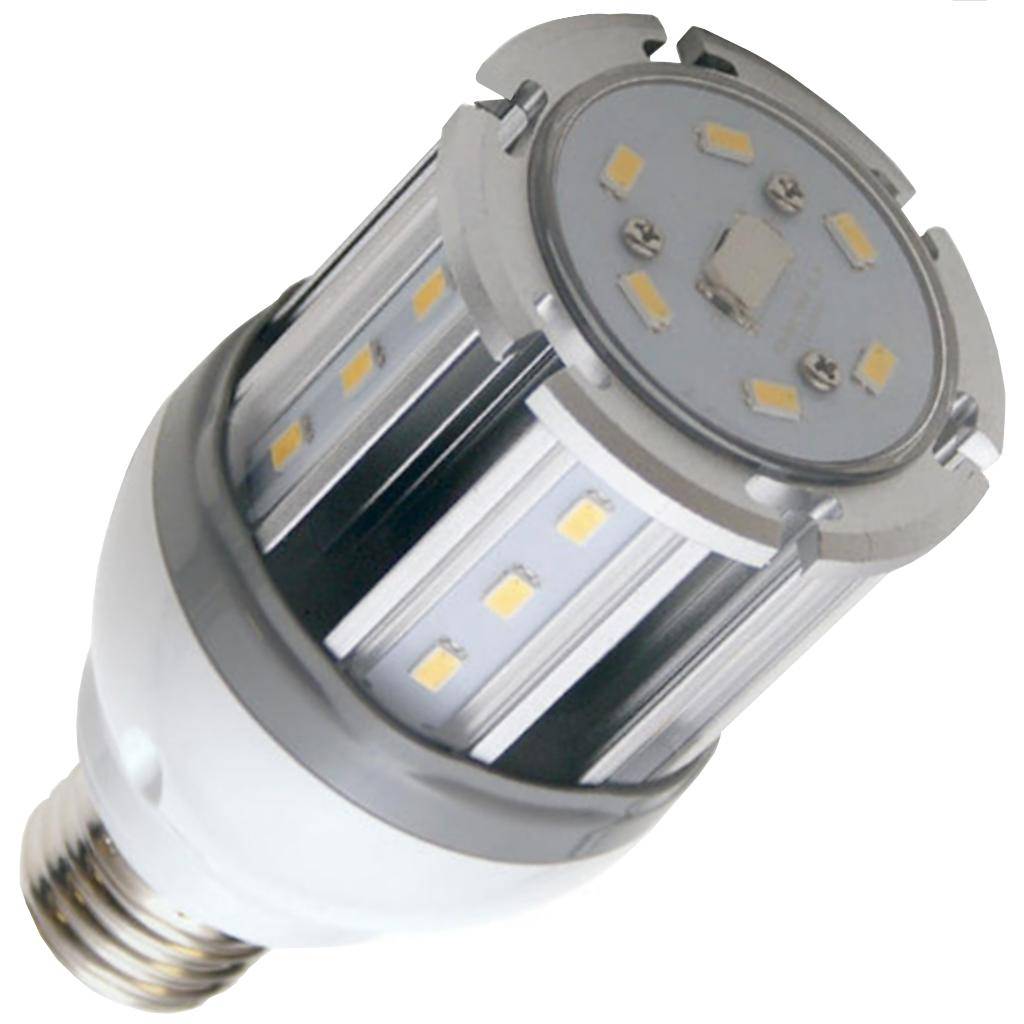 8 watt 100-277 volt Corn Cob Medium Screw Base 3000K Natural White LED 1