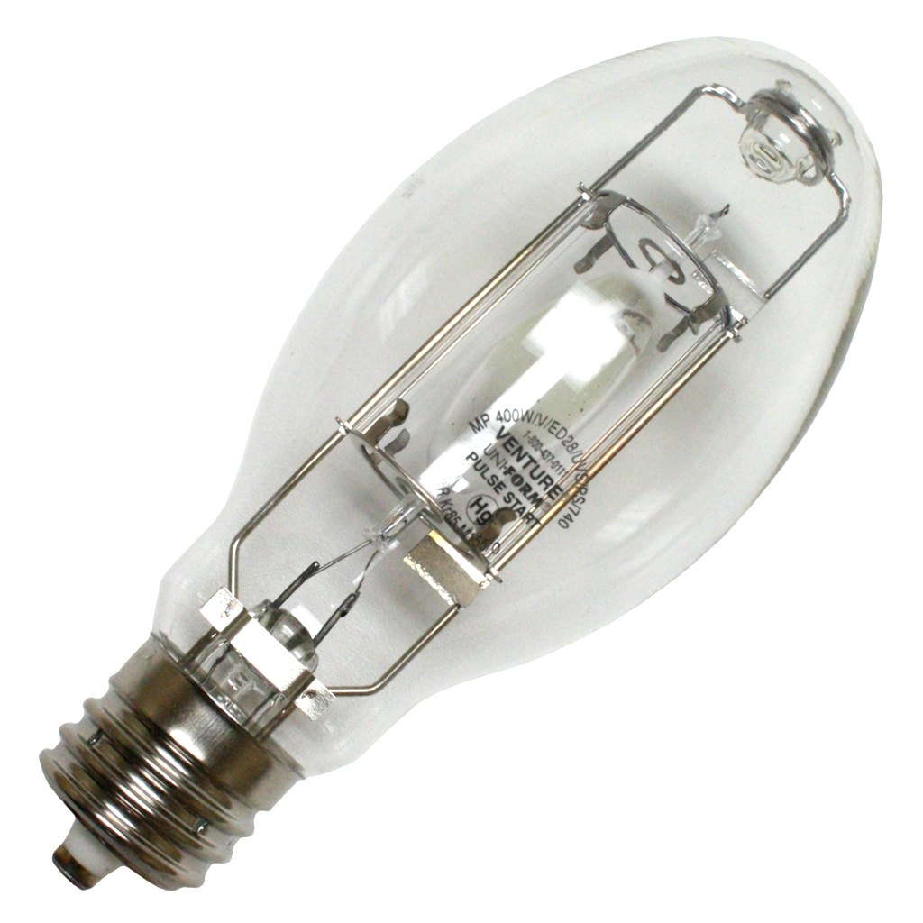 125 watt 125 volt ED28 Exclusionary Mogul Screw Base 4000K Cool White Metal Halide 1