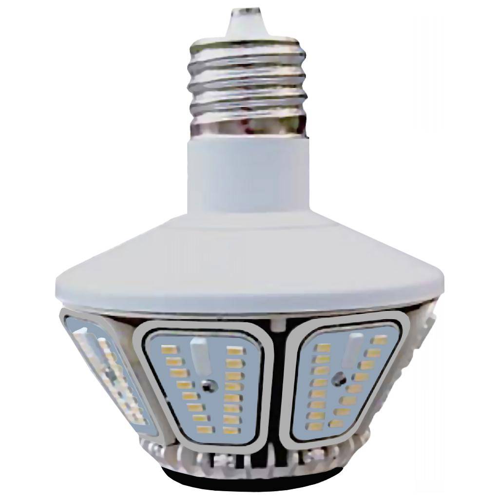 40 watt 100/277 volt Corn Cob Exclusionary Mogul Screw Base 4000K Cool White Non-Dimmable LED 1
