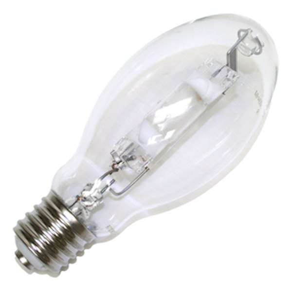 400 watt ED28 Mogul Screw Base 4000K Cool White Clear Metal Halide 1