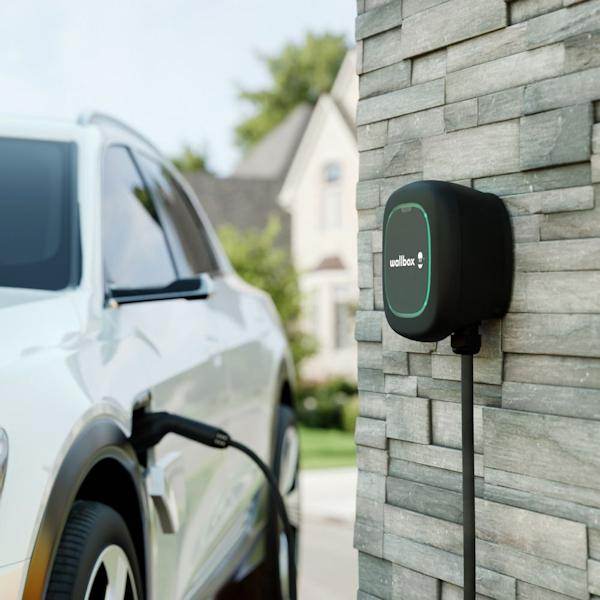 16-48 amps 25' Cable Level 2 Wallbox EV Charging Station 3