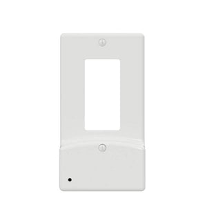 LumiCover Décor Dusk to Dawn White USB Nightlight Wallplate 1