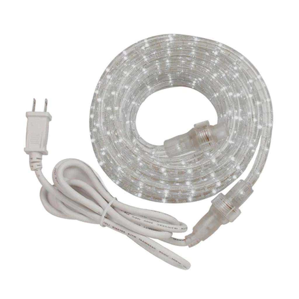 12' 3 watt 120 volt 4500K Cool White LED Rope Light Kit 1