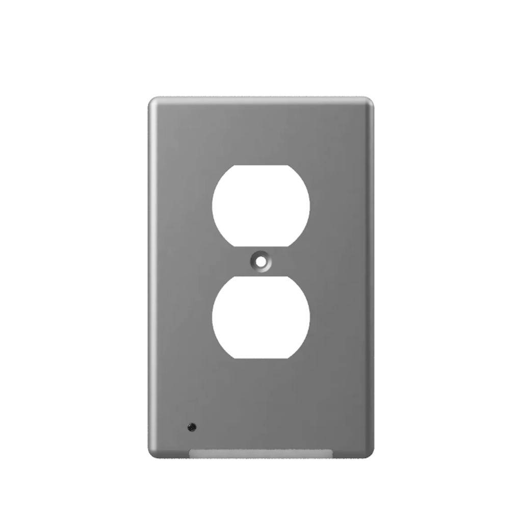LumiCover Core Classic Dusk to Dawn Nickel Nightlight Wallplate 1