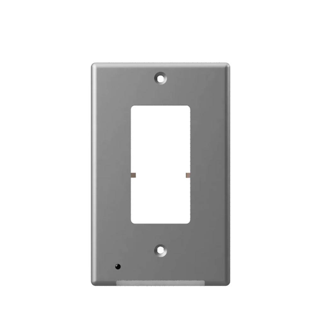 LumiCover Classic Décor Dusk to Dawn Satin Nickel Nightlight Wallplate 1