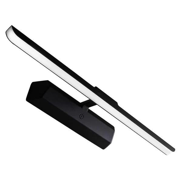 16" 120 volt 4000K Cool White Wall Mount Satin Black LED Picture Light with Remote 1
