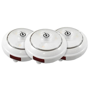 Swiveling Battery Operated LED Puck Light with Remote (3 Pack) 1
