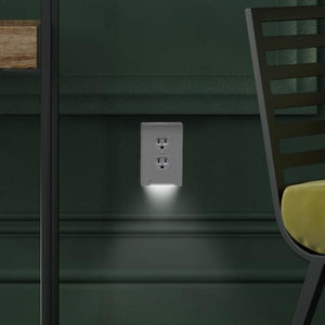 White Dusk to Dawn Nightlight Wall Plate (4 Pack) 2