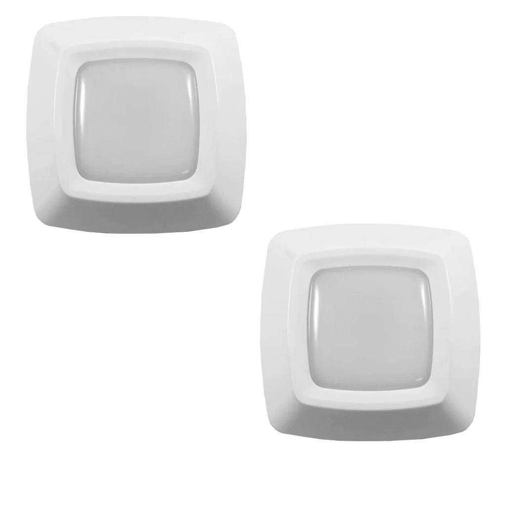 0.7 watt 120 volt 3000K Natural White LED Puck Light with Remote Control (2 Pack) 1