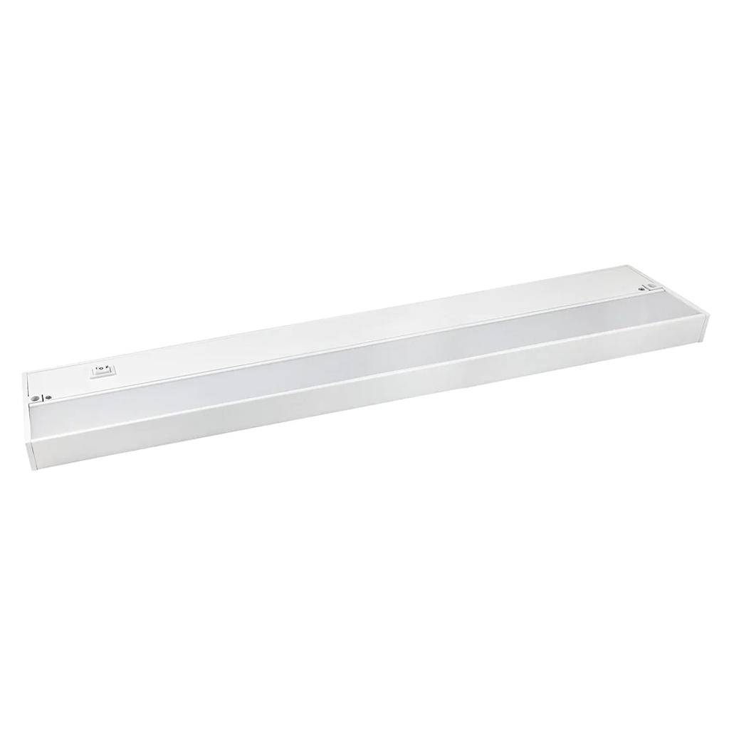 22" 12.3 watt 3000K Natural White Plug-in Aluminum LED Under Cabinet Light 1