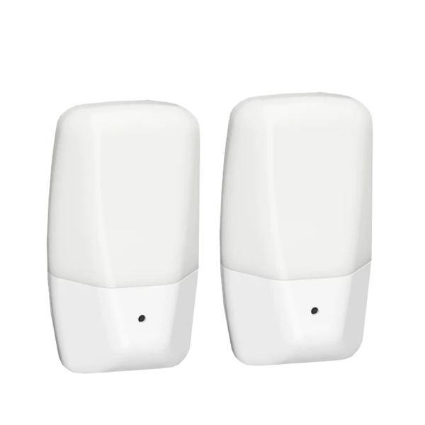.3 watt 120 volt 3000K Natural White Aria Frosted White LED Night Light (2 Pack) 1
