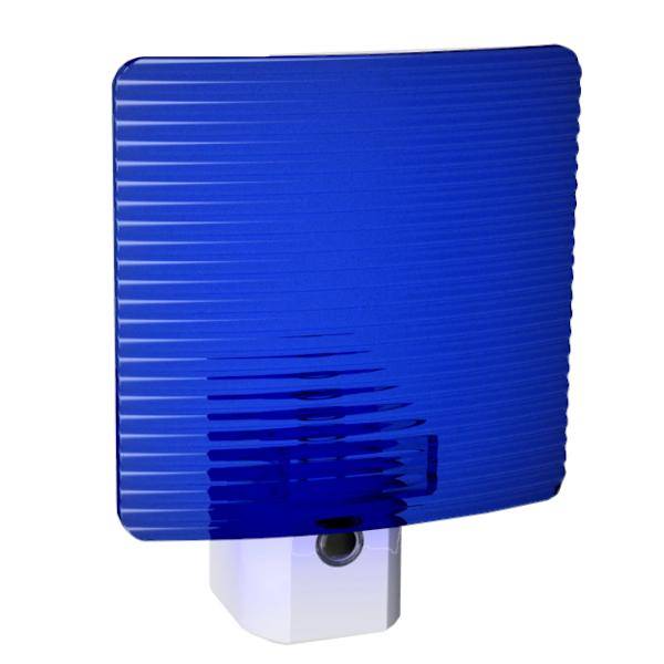 1 watt 120 volt 3000K Natural White Wave Screen Blue LED Night Light 1