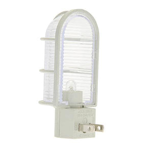 .5 watt 120 volt 3000K Natural White Industrial Cage Path White LED Night Light 2