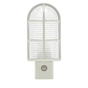 .5 watt 120 volt 3000K Natural White Industrial Cage Path White LED Night Light 1