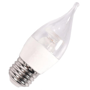 5 watt 120 volt CA11 Medium Screw Base 2700K Warm White Clear Disc Filament Dimmable LED 1