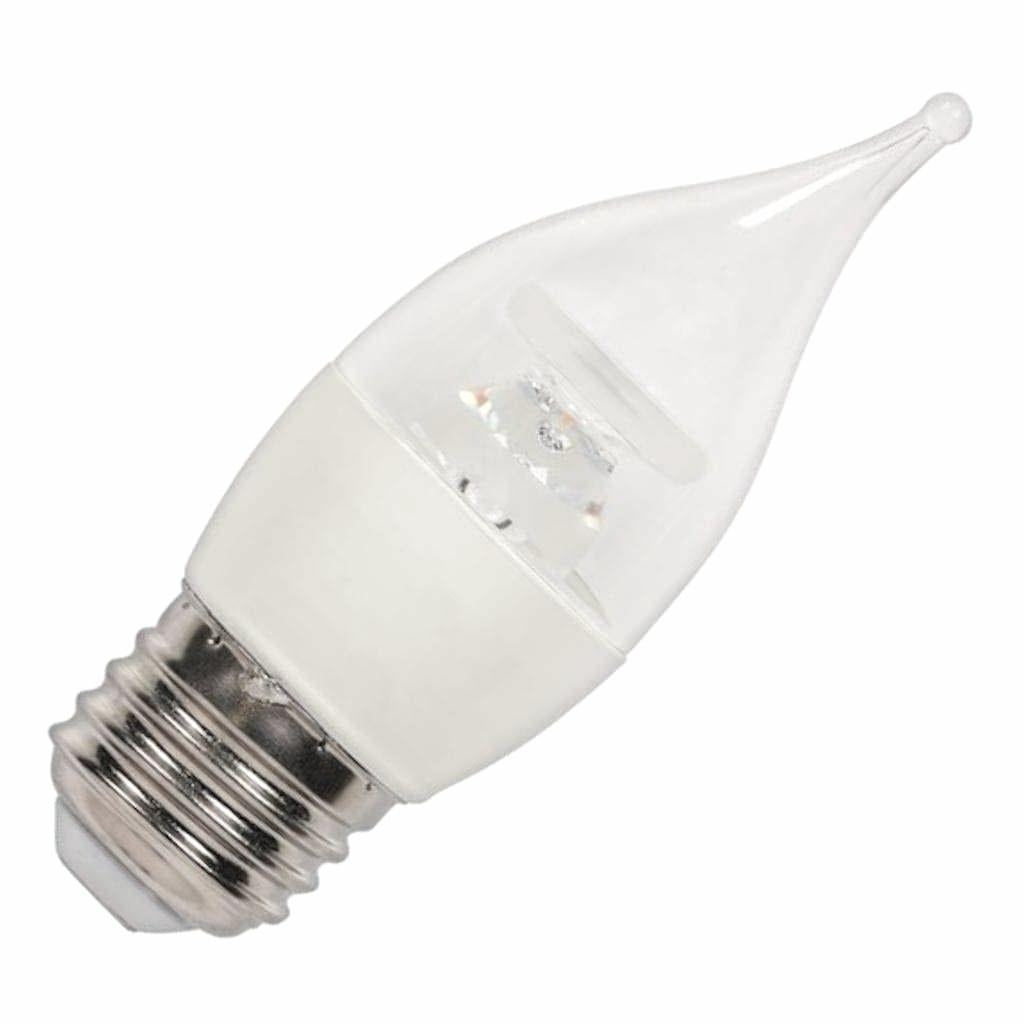 7 watt 120 volt CA13 Medium (E26) Base 2700K Warm White Clear Disc Filament Dimmable LED 1
