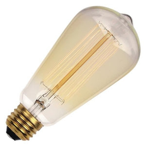 40 watt 120 volt ST20 Medium Screw Base 2450K Clear 3