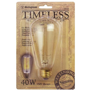 40 watt 120 volt ST20 Medium Screw Base 2450K Clear 4