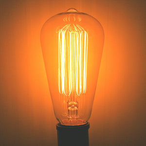 40 watt 120 volt ST20 Medium Screw Base 2450K Clear 1