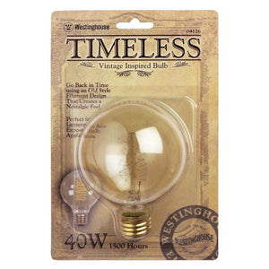 40 watt 120 volt G25 Medium Screw Base Clear Globe 4