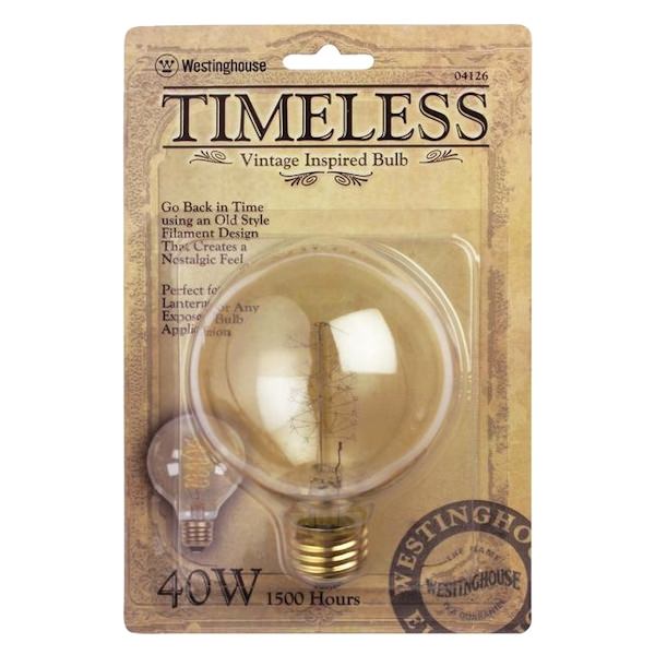40 watt 120 volt G25 Medium Screw Base Clear Globe 4