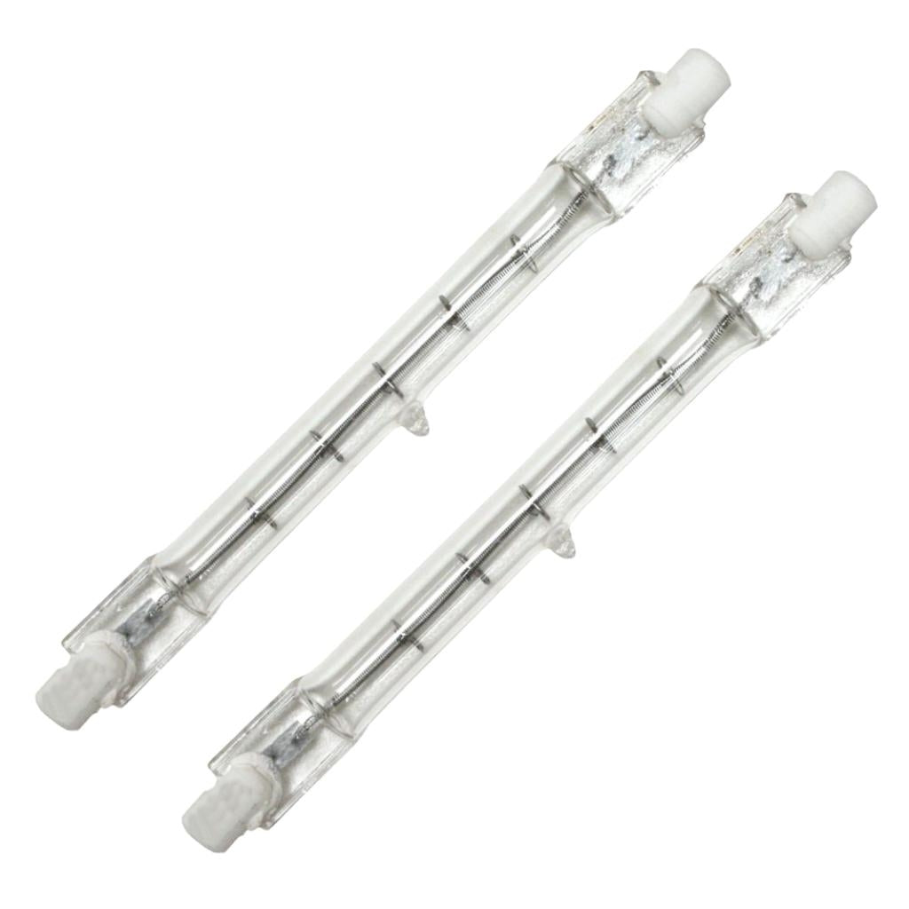 100 watt 120 volt T3 Double Ended RSC Base 2900K Warm White Clear (2-Pack) 1