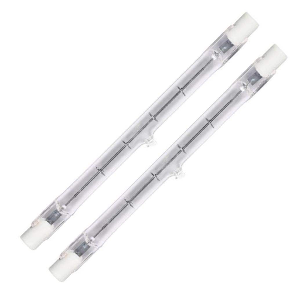500 watt 130 volt T3 Double Ended RSC Base 2900K Warm White Rough Service (2-Pack) 1