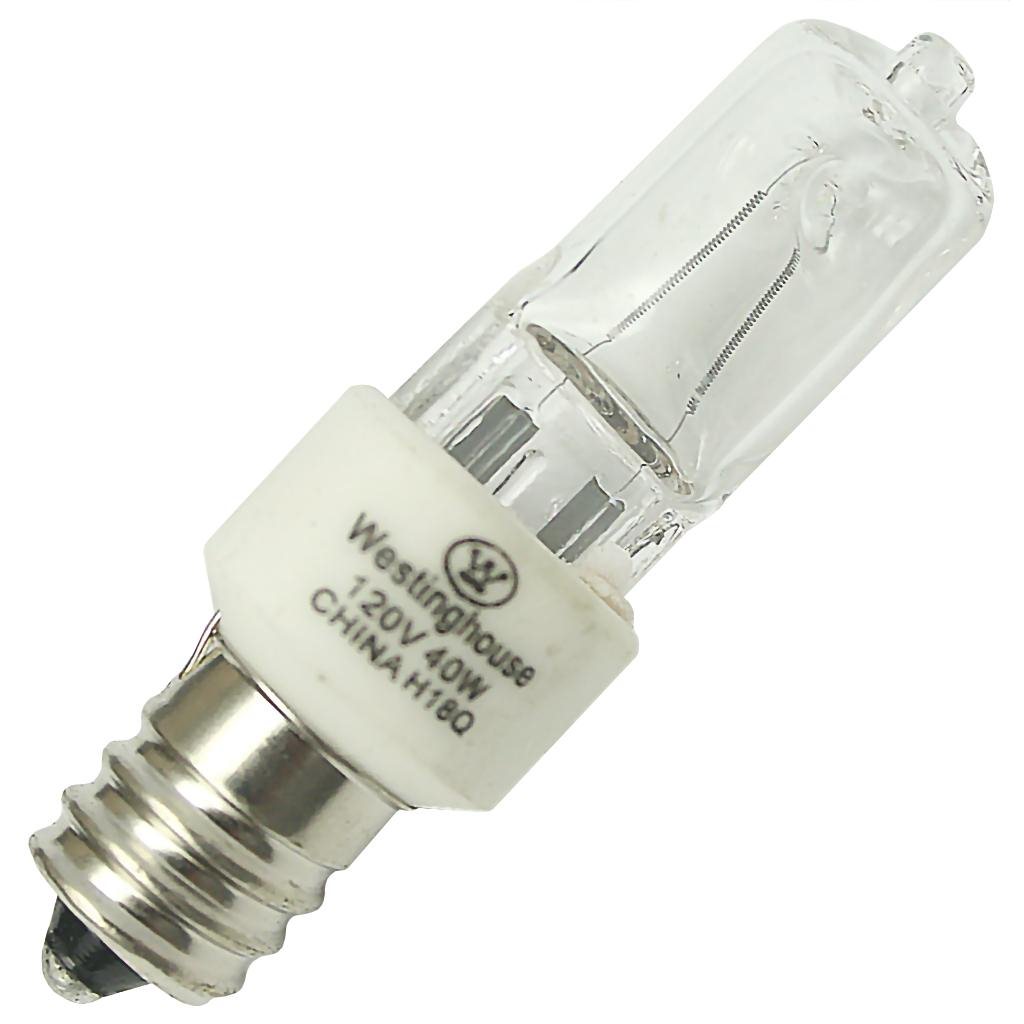 40 watt 120 volt T3 Candelabra Screw Base 2800K Warm White 1