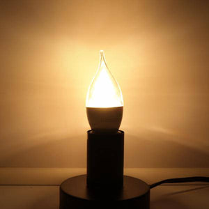 7 watt 120 volt CA13 Medium Screw Base 2700K Warm White Clear Disc Filament Dimmable LED 3