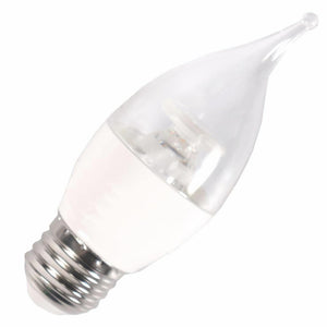7 watt 120 volt CA13 Medium Screw Base 2700K Warm White Clear Disc Filament Dimmable LED 1