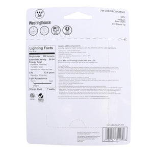 7 watt 120 volt C13 Medium Screw Base 2700K Warm White Clear Disc Filament Dimmable LED (2 pack) 5
