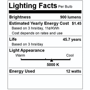 6" 12 watt 120 volt 5000K Dimmable White LED Slim Square Recessed Downlight with External Driver 2