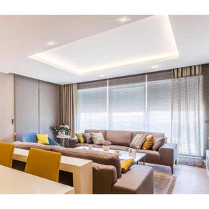 6" 12 watt 120 volt 5000K Dimmable White LED Slim Square Recessed Downlight with External Driver 3