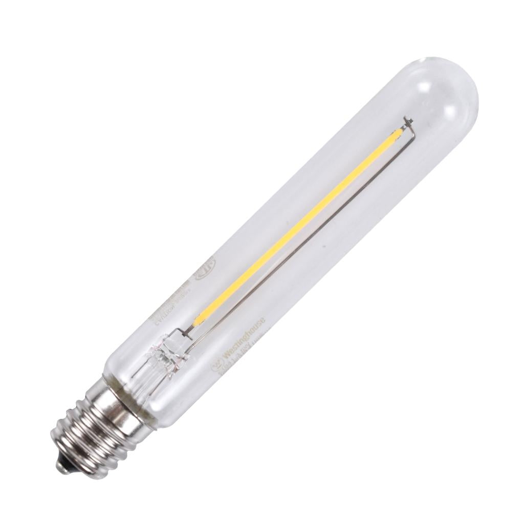 3.5 watt 120 volt T6.5 Intermediate Screw Base 2700K Warm White Clear Dimmable 1