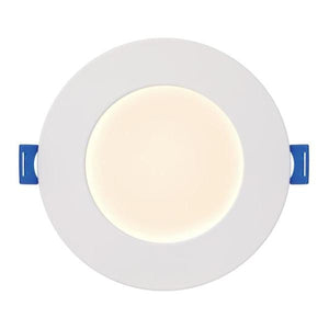 4" 10 watt 120 volt CCT Selectable Dimmable White LED Slim Round Recessed Downlight with External Driver 3