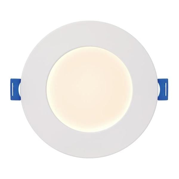 4" 10 watt 120 volt CCT Selectable Dimmable White LED Slim Round Recessed Downlight with External Driver 3