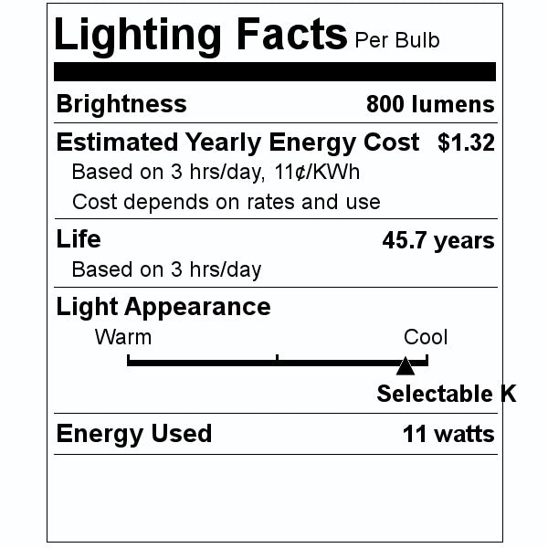 4" 11 watt 120 volt CCT Selectable Dimmable White LED Slim Round Recessed Downlight with External Driver 2