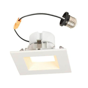 4" 11 watt 120 volt Medium Screw Base CCT Selectable Square 1